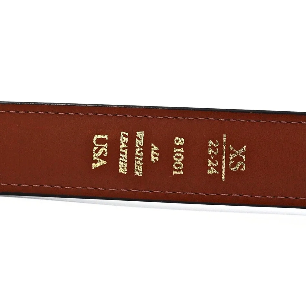 Dooney‎ & Bourke All Weather Leather Belt Black Gold Tone Buckle XS 22-24